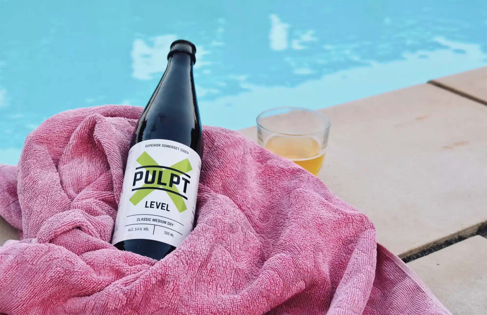 Pulpt Cider at pool